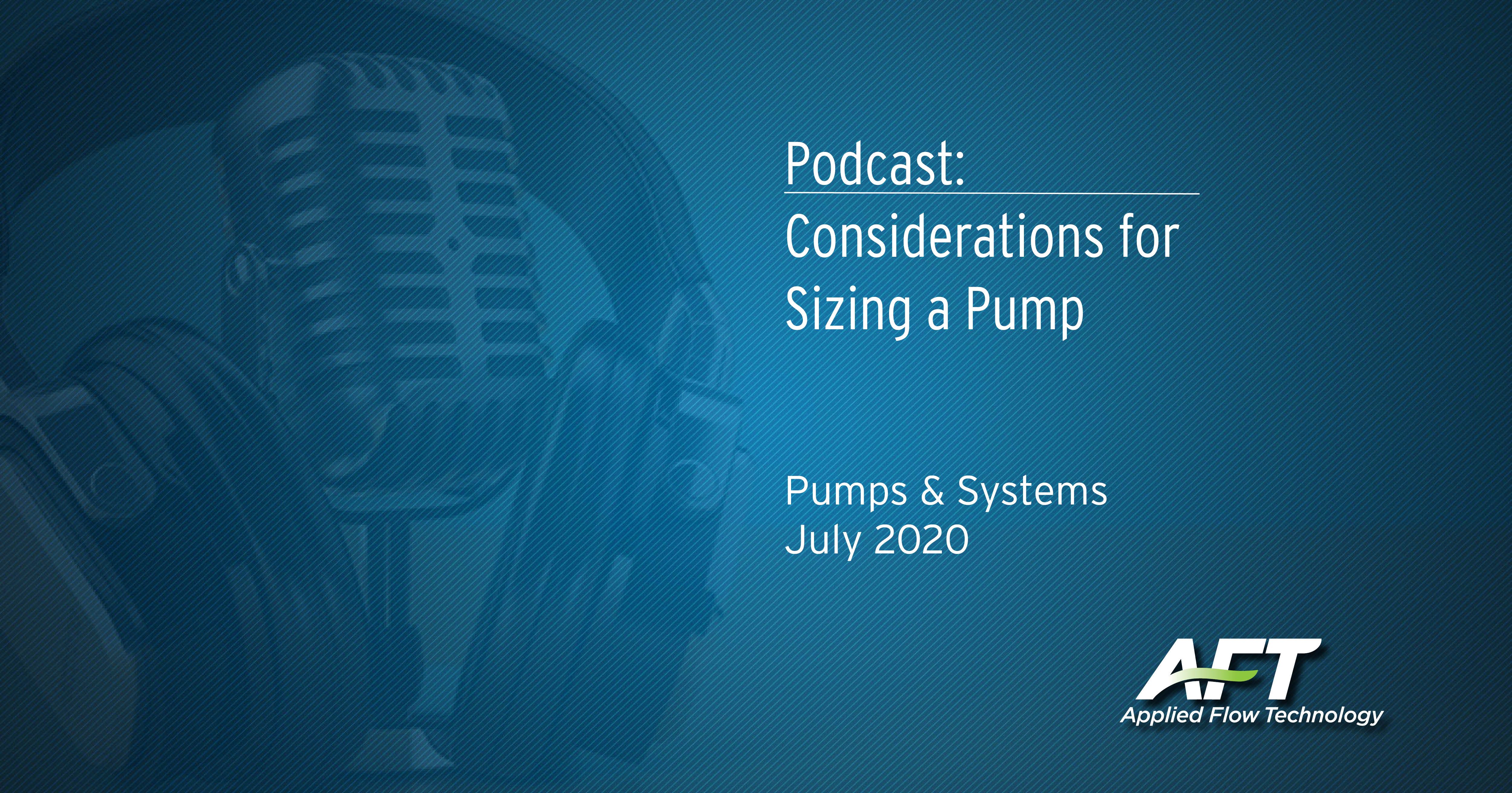 AFT Pumps & System Podcast 