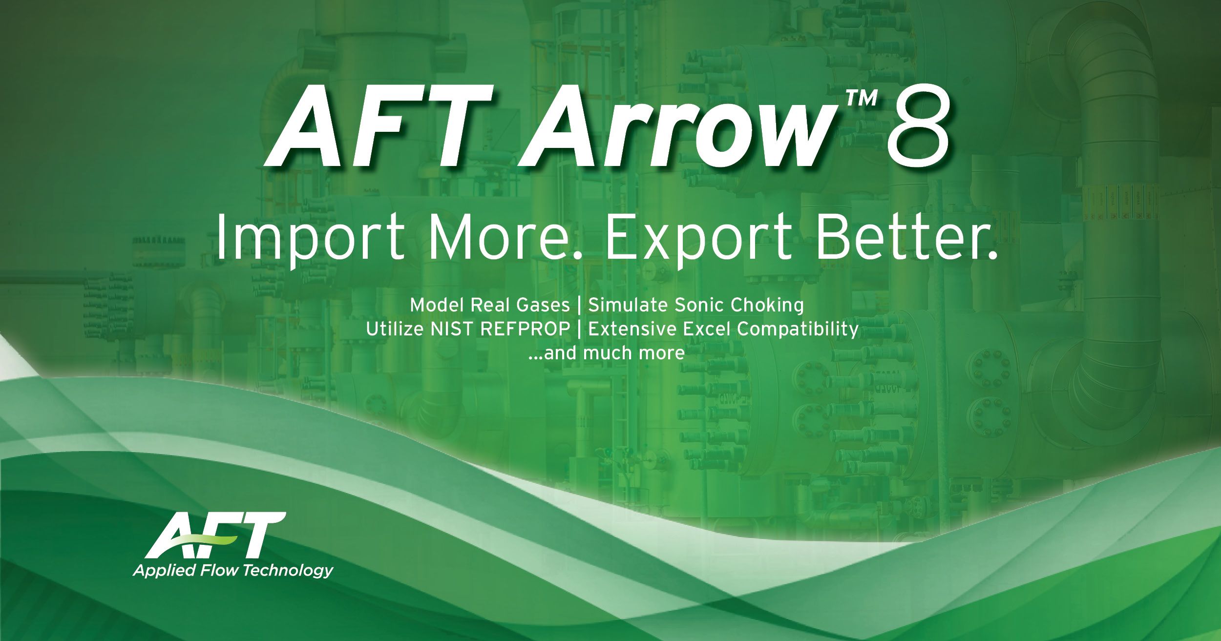 AFT Arrow™ 8 For Gas Flow Pressure and Distribution 
