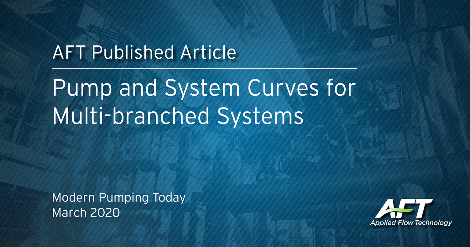 Pump and System Curves for Multi-branched Systems