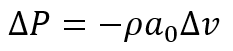 Equation for Delta P