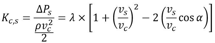 Equation 2: Diverging tee side branch-flow pipe K factor equation