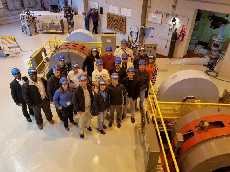 Our Group With International Channel Partners at the Manitou Hydro Plant